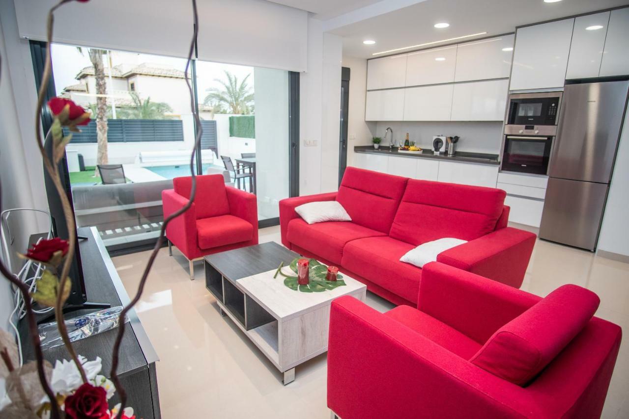 Villa Deluxe La Marina Beach Alicante Bagian luar foto
